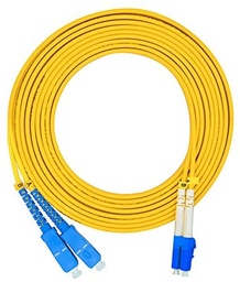 [PC SLSZD9050] NORDEN - PC SLSZD9050 - FO Patch Cord SM Duplex SC:LC Yellow 5 Mtr.