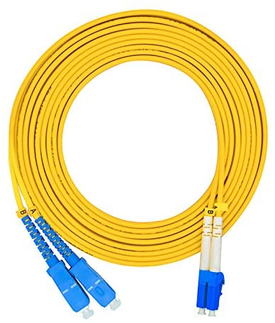 [PC SLSZD9050] NORDEN - PC SLSZD9050 - FO Patch Cord SM Duplex SC:LC Yellow 5 Mtr.