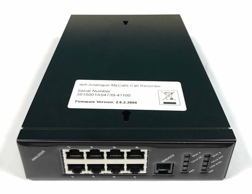 [EU000026 *Used] NEC - EU000026 *Used - SV9100 MyCalls Recorder 4CH Analog Pack. (NEC 5406). *Power Supply is not included.