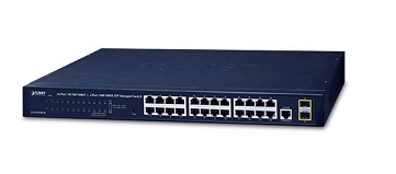 [GS-4210-24T2S] PLANET - GS-4210-24T2S - 24-Port 10/100/1000T + 2-Port 100/1000X SFP Layer 2 Managed Switch.