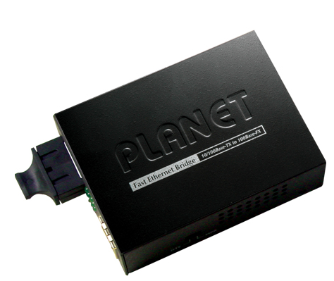 [FT-802S15] PLANET - FT-802S15 - 10/100BASE-TX to 100BASE-FX (SC, SM) Compact Bridge Media Converter, Fast ethernet, 15km.