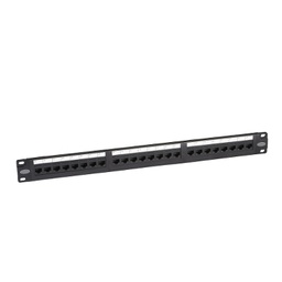 [DCEPP24UKY1U] Schneider Digilink - DCEPP24UKY1U - Patch Panel 24-Port Cat5e UTP 19" 1U, Loaded, Black.