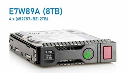 [E7W89A] HP - E7W89A - HDD 8TB SAS StoreEasy 7.2K Hot Plug LFF 3.5", 6G/s Smart Carrier 4-Pack HDD Bundle (Contains 4 x 2TB LFF SAS HDDs - sku 652757-B21).