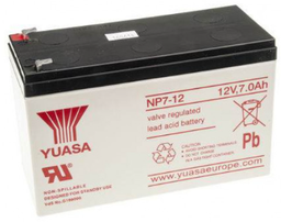 [NP7-12] YUASA - NP7-12 - SEALED LEAD ACID BATTERY 12V 7A, SMF Sealed Maintenance Free, Valve Regulated Lead Acid VRLA battery, (6 cells per unit).