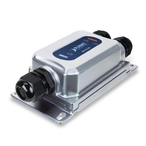 [IPOE-E302] Planet - IPOE-E302 - IP67-rated Industrial 1-Port 802.3bt PoE++ to 2-Port 802.3at/bt PoE++ Extender (-40~75 degrees C, IK10 impact protection), 3 x waterproof cable glands included
