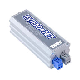 [AMG160-1F-1ET] AMG - AMG160-1F-1ET - Industrial 1 Port Ethernet Extender Over Twisted Pair, 1 x 10/100Base-T(x) RJ45 Port, 1 x Extend-Net™ Screw Terminal Port, Supports 802.3at 30W PoE Pass-Through, DIN Rail / Wall Mount, -40°C to +75°C, 24-56VDC Power Input.