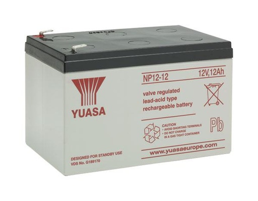 [NP12-12] Yuasa - NP12-12 - Industrial VRLA Battery 12V 12A.