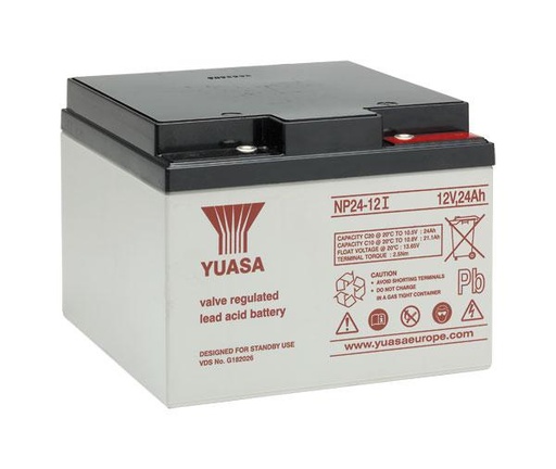 [NP24-12I] Yuasa - NP24-12I - Industrial VRLA Battery 12V 24A.