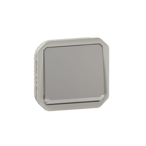 [069530L] Legrand - 069530L - Plexo™ IP55 Switch 10A 250V Double pole Mechanism Flush Mount Grey.