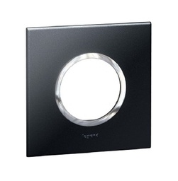 [1G575612] Legrand - 575612 - Arteor™ Plate BS 1-Gang Round 2 Modules Graphite.