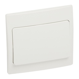 [281000] Legrand - 281000 - Mallia™ Single pole switch 1-Gang 1-Way 10A White.