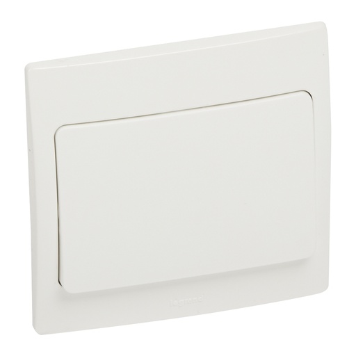 [281000] Legrand - 281000 - Mallia™ Single pole switch 1-Gang 1-Way 10A White.
