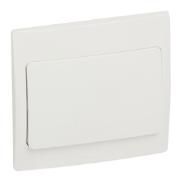 [281008] Legrand - 281008 - Mallia™ Single pole switch 1-Gang intermediate 10A White.