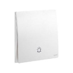 [281040] Legrand - 281040 - White 1-Gang 10A Push Button C/W Bell.