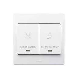 [281046] Legrand - 281046 - Mallia™ Switch for DND/MUR 2-Gang White.