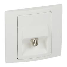 [281152] Legrand - 281152 - Mallia™ Single TV socket "F" type Star attenuation White.