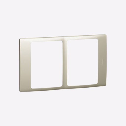 [281911] Legrand - 281911 - Mallia™ Plate 2x 1-Gang Champagne.