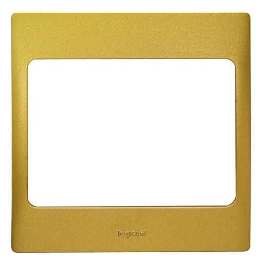 [281960] Legrand - 281960 - Mallia™ Plate 1-Gang Brass.