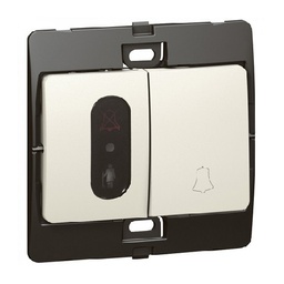 [283245] Legrand - 283245 - Mallia™ Push Button + DND/MUR sign Pearl.