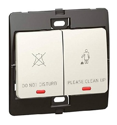 [283246] Legrand - 283246 - Mallia™ Switch for DND/MUR 2-Gang Pearl.