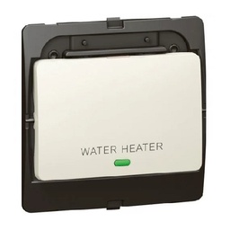 [283262] Legrand - 283262 - Mallia™ Double pole switch Earth link with Water heater marking 1-Gang 1-Way 20A 250V Pearl.