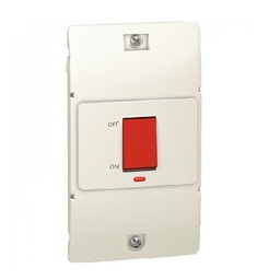 [283273] Legrand - 283273 - Mallia™ Double pole switch 2-Gang 1-Way 45A 250V Pearl.