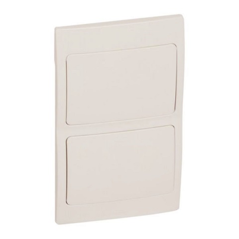 [283391] Legrand - 283391 - Mallia™ Blanking Plate 2-Gang Pearl.