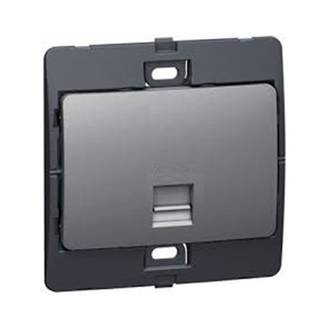 [283569] Legrand - 283569 - Mallia™ BS secondary Telephone socket Dark Silver.