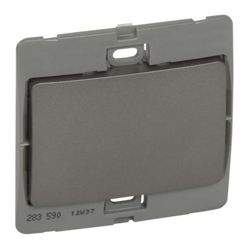 [283590] Legrand - 283590 - Mallia™ Blanking plate 1-Gang Dark Silver.