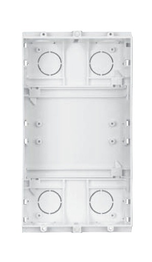 [365602] Legrand - 365602 - Outdoor unit Mounting box For 2-Module (125 x 221 x 40 mm) White.