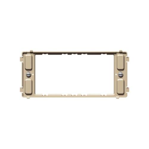 [735492] Legrand - 735492 - Synergy™ - Yoke - for 3/4 Grid modules - 2 gang - for White, st. steel, satin brass