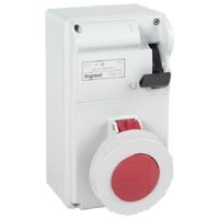 [056634] Legrand - 056634 - Combined unit P17 - w/o Rail 125x220 - IP 55 - 380/415 V~ - 32 A - 3P+N+E