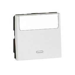 [572037] Legrand - 572037 - Arteor™ Switch 2-Way w/ indicator & label-holder to be equipped w/ LED 10A White.
