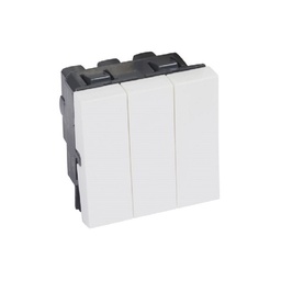 [572044] Legrand - 572044 - Arteor™ Switch 2 x 2-Way + 1-Way 20A 250V 3-Gang 2 Module White.