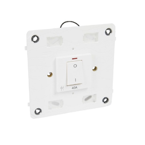 [572082] Legrand - 572082 - Arteor™ Double pole switch w/ Neon 40A 250V White.