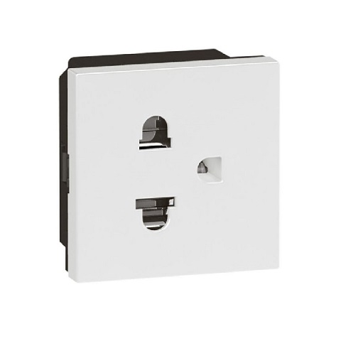 [572116] Legrand - 572116 - Arteor™ Socket EU/US 16A 250V 2P+E + Shutter 2 Module White.