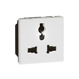[572123] Legrand - 572123 - Arteor™ Multi Standard socket outlet Shuttered 2P+E 2 Module White.