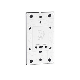 [572153] Legrand - 572153 - Arteor™ Shaver socket 230V / 120-230V w/ Earth connector 3 Modules White.