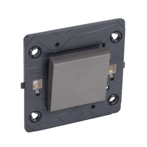 [572539] Legrand - 572539 - Arteor™ Intermediate Switch 1-Gang 10A 250V Square Magnesium.