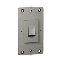 [572580] Legrand - 572580 - Arteor™ Double pole switch with neon 45A 250VAC 2-Gang Magnesium.