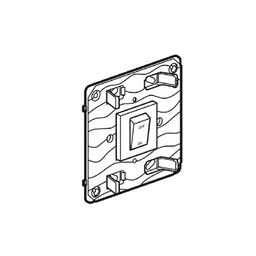 [572582] Legrand - 572582 - Arteor™ Double pole Switch 40A 250V with Neon Magnesium.