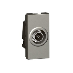 [572663] Legrand - 572663 - Arteor™ Single TV "F" type star socket 1 Module Magnesium.