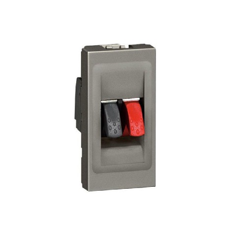 [572770] Legrand - 572770 - Arteor™ Loudspeaker Socket 4mm²1 Module Magnesium.