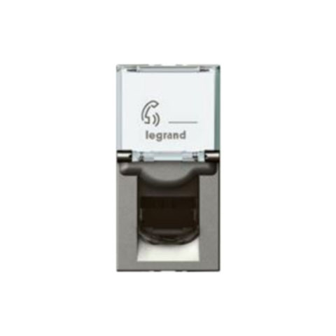 [572801] Legrand - 572801 - Arteor™ Telephone Socket Single British Secondary 1 Module Magnesium.
