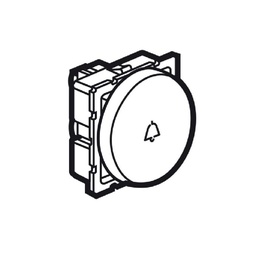 [573080] Legrand - 573080 - Arteor Push Button 2-Way w/ bell symbol 6A 2 Module White.