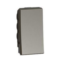 [573111] Legrand - 573111 - Arteor™ 1-Way switch 10A 250VAC round, 1 middle module Magnesium.