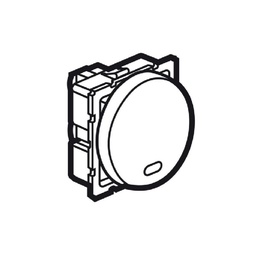 [573171] Legrand - 573171 - Arteor Switch 2-Way w/ Indicator 20A 250V Round 2 Module Magnesium.