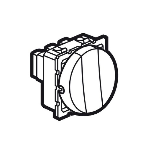 [573172] Legrand - 573172 - Arteor Switch 1-Way 3-Gang 20A 2 Module Magnesium.