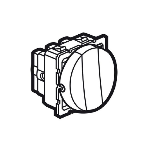 [573173] Legrand - 573173 - Arteor Switch 2x2 Way + 1-Way 3-Gang 20A 2 Module Magnesium.