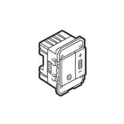 [574056] Legrand - 574056 - Arteor™ Push Button Dimmer 600W 2 Module Magnesium.